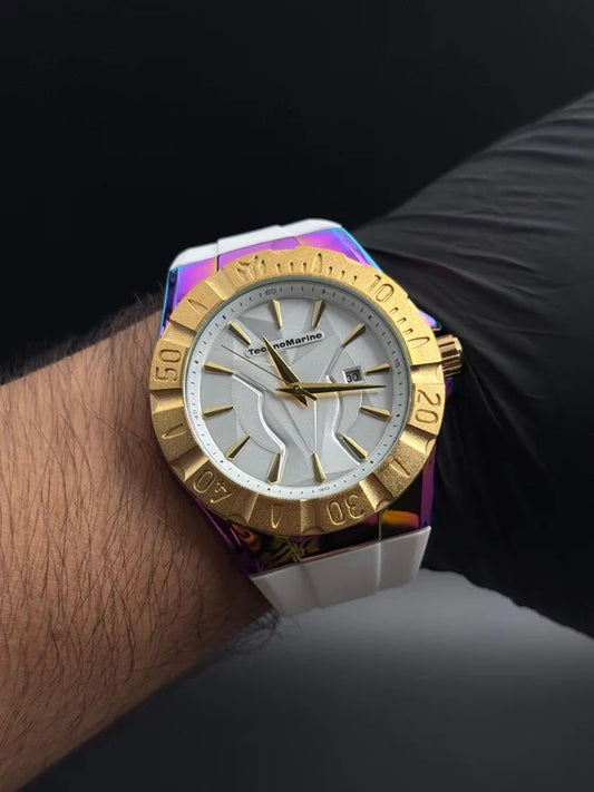 TechnoMarine Monogram Tornasol Blanco