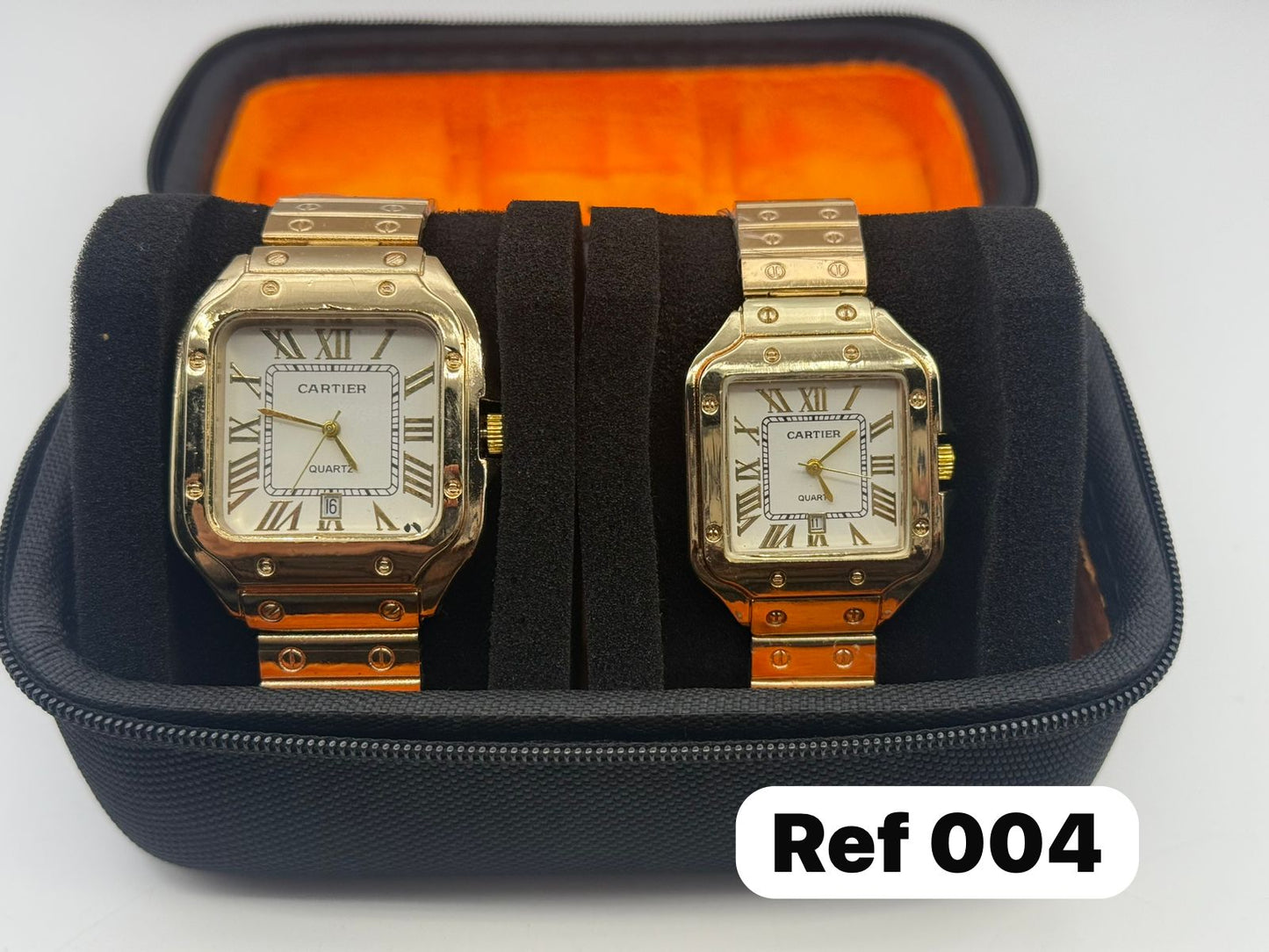 CARTIER SANTOS PLUS PAREJAS METALICOS