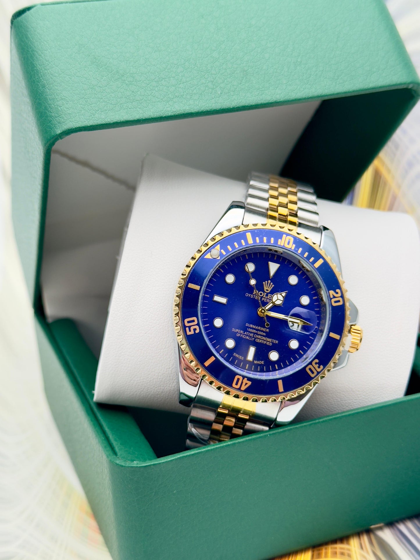 Reloj Rolex Submariner Pulso Trenzado (Mas Estilos)