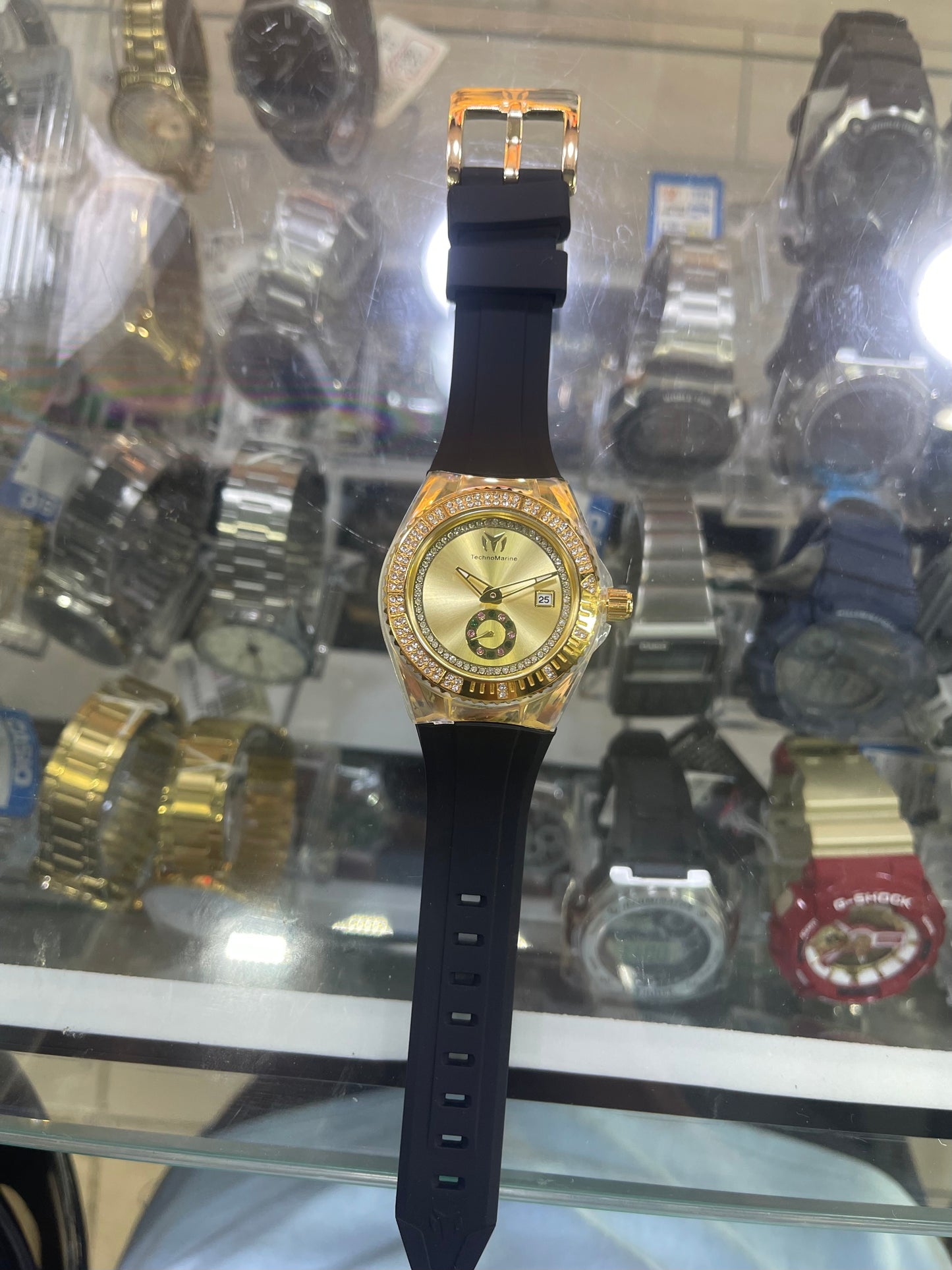 Techno Brillante Dorado Mini