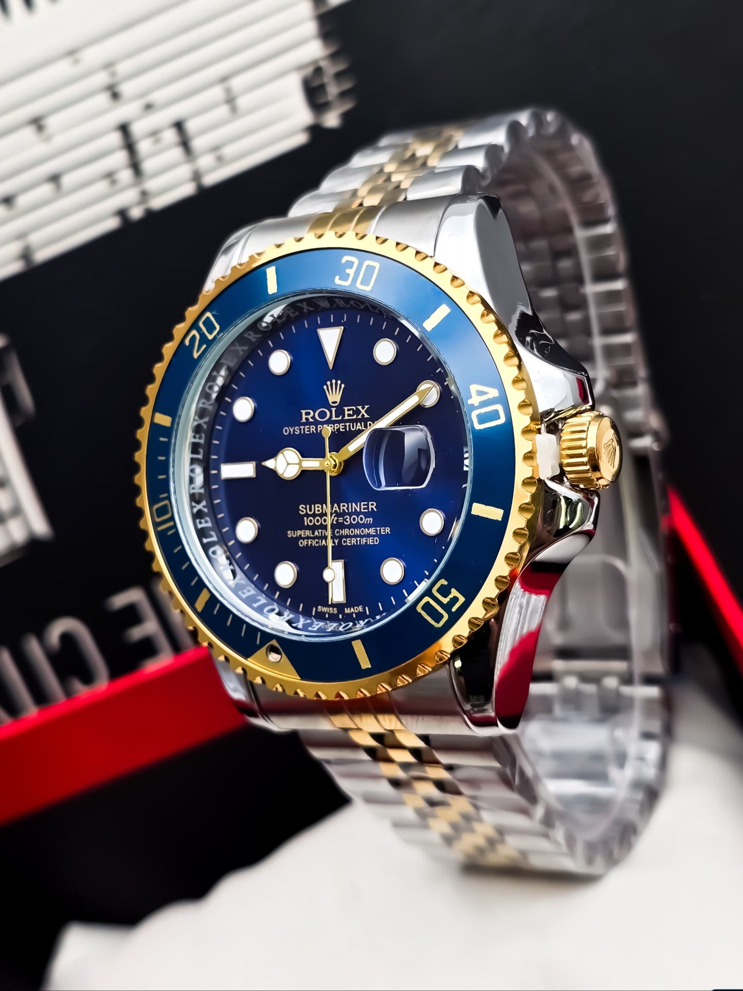 Rolex Submariner Dorazul Plata
