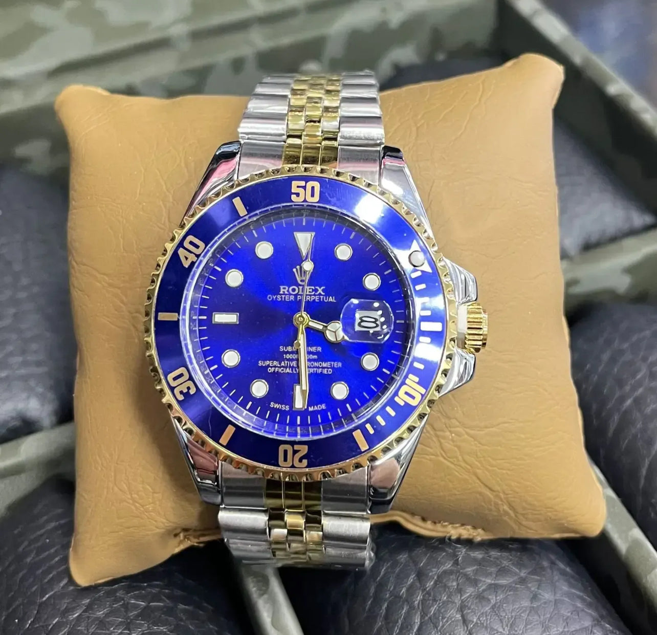 Rolex Submariner Dorazul Plata