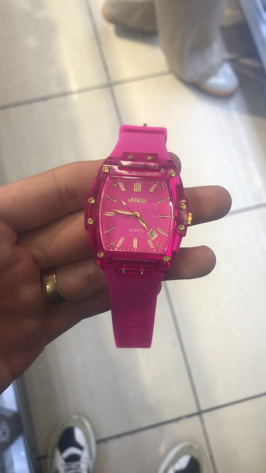 Guess QuarTz Rosa
