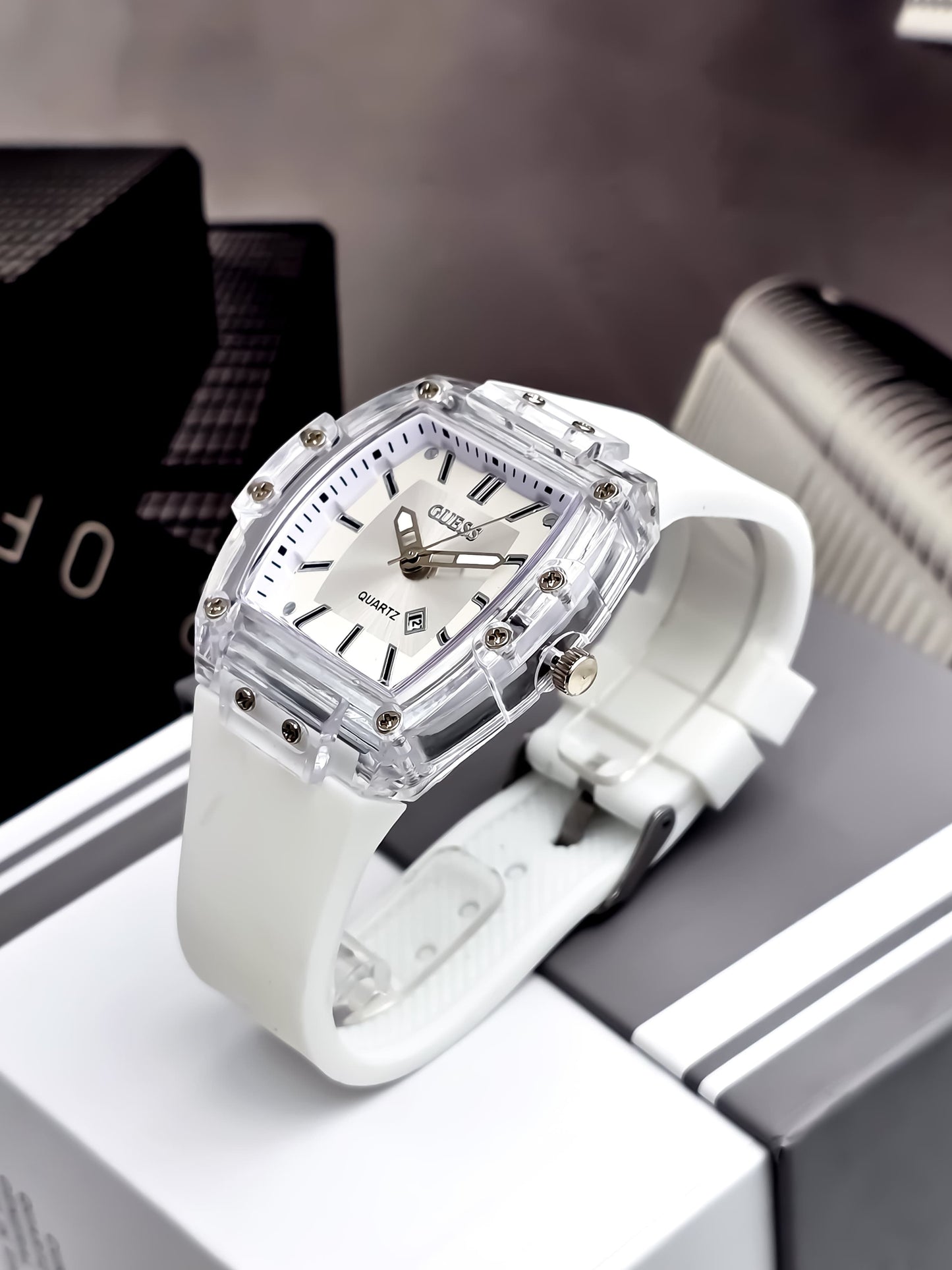 Guess QuarTz Trasparente