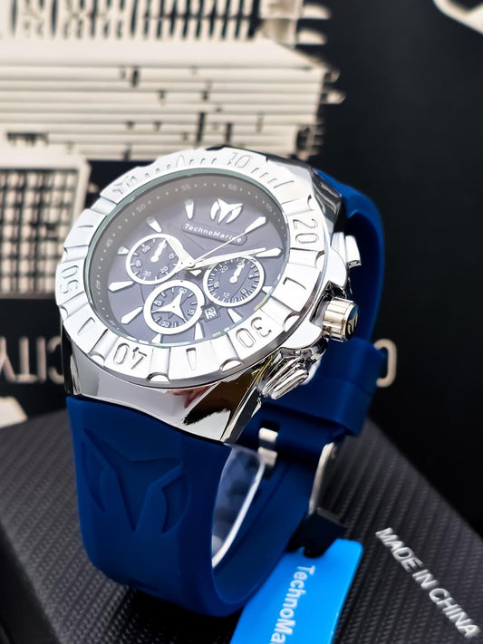 TechnoMarine Dream Cruice Azul Con Plateado
