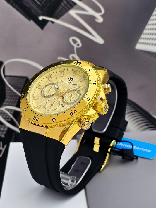 TechnoMarine Cruise California Dorado Con Negro