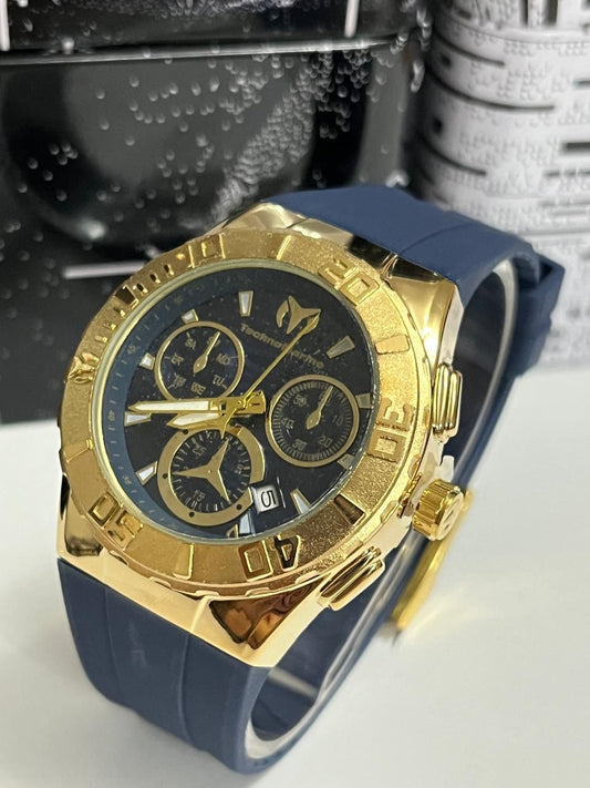 TechnoMarine Cruice  En Oro y Azul