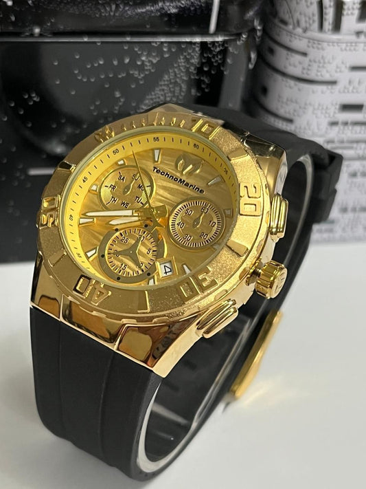 TechnoMarine Cruice Dorado Con Negro