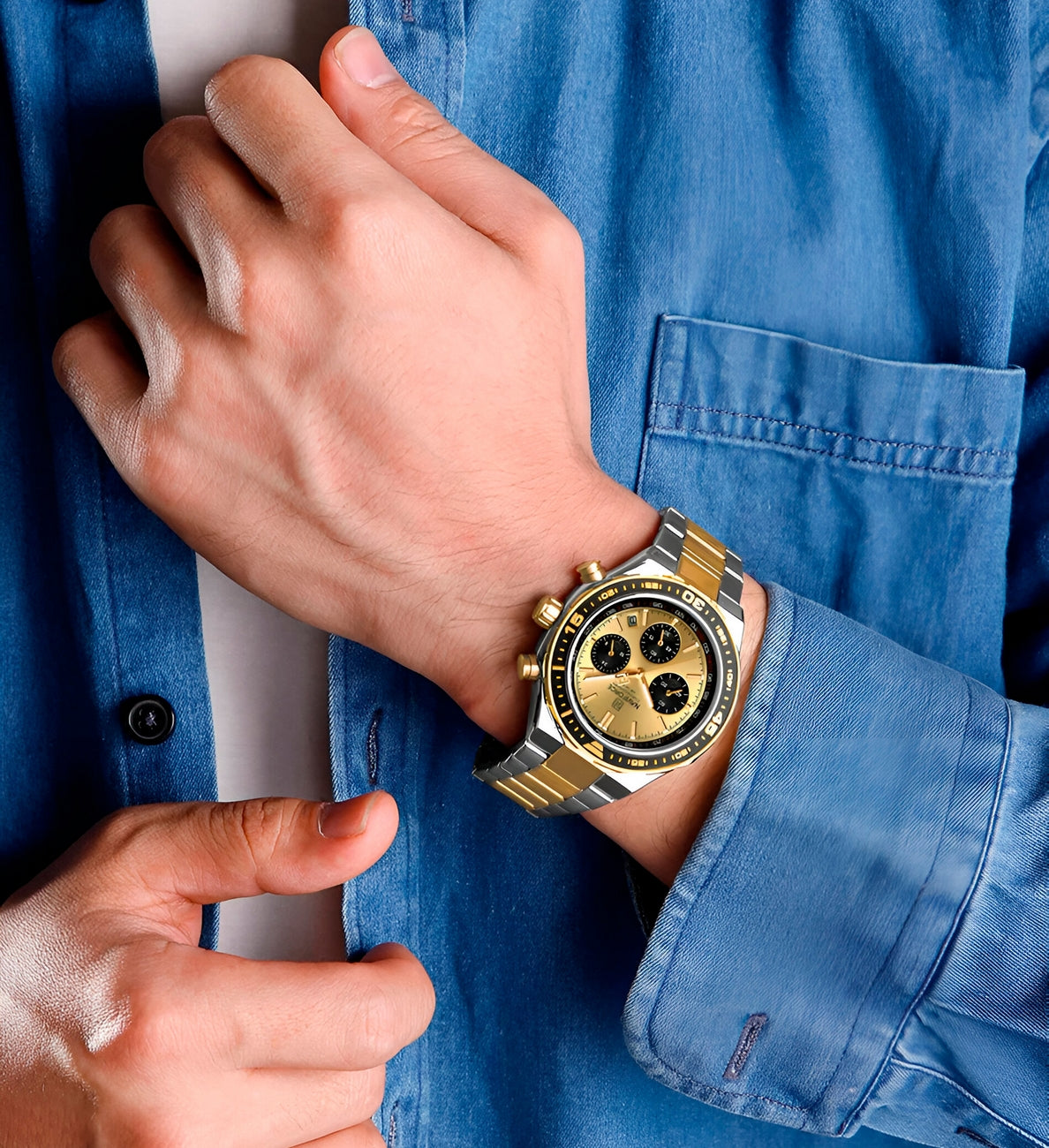 Reloj Naviforce Casual Nf8049 Crono Homb