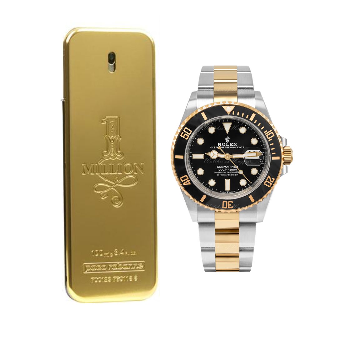 KIT PERFUME ONE MILLION+ROLEX SUBMARINER