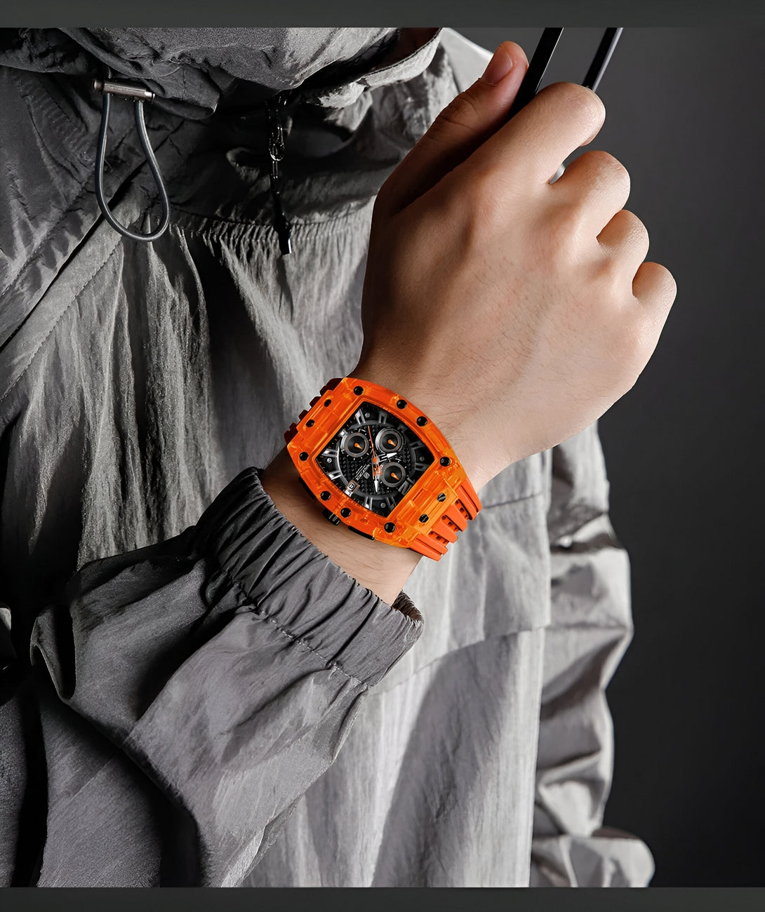 Reloj Naviforce Deportivo Nf7105 Goma Ho