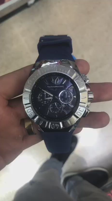 TechnoMarine Dream Cruice Azul Con Plateado
