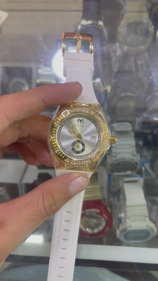 Techno Brillante Blanco Mini