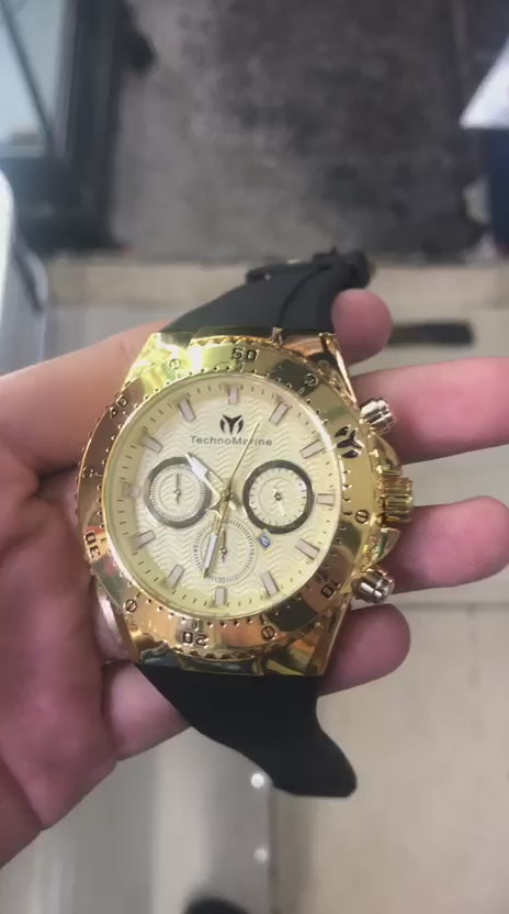 TechnoMarine Cruise California Dorado Con Negro
