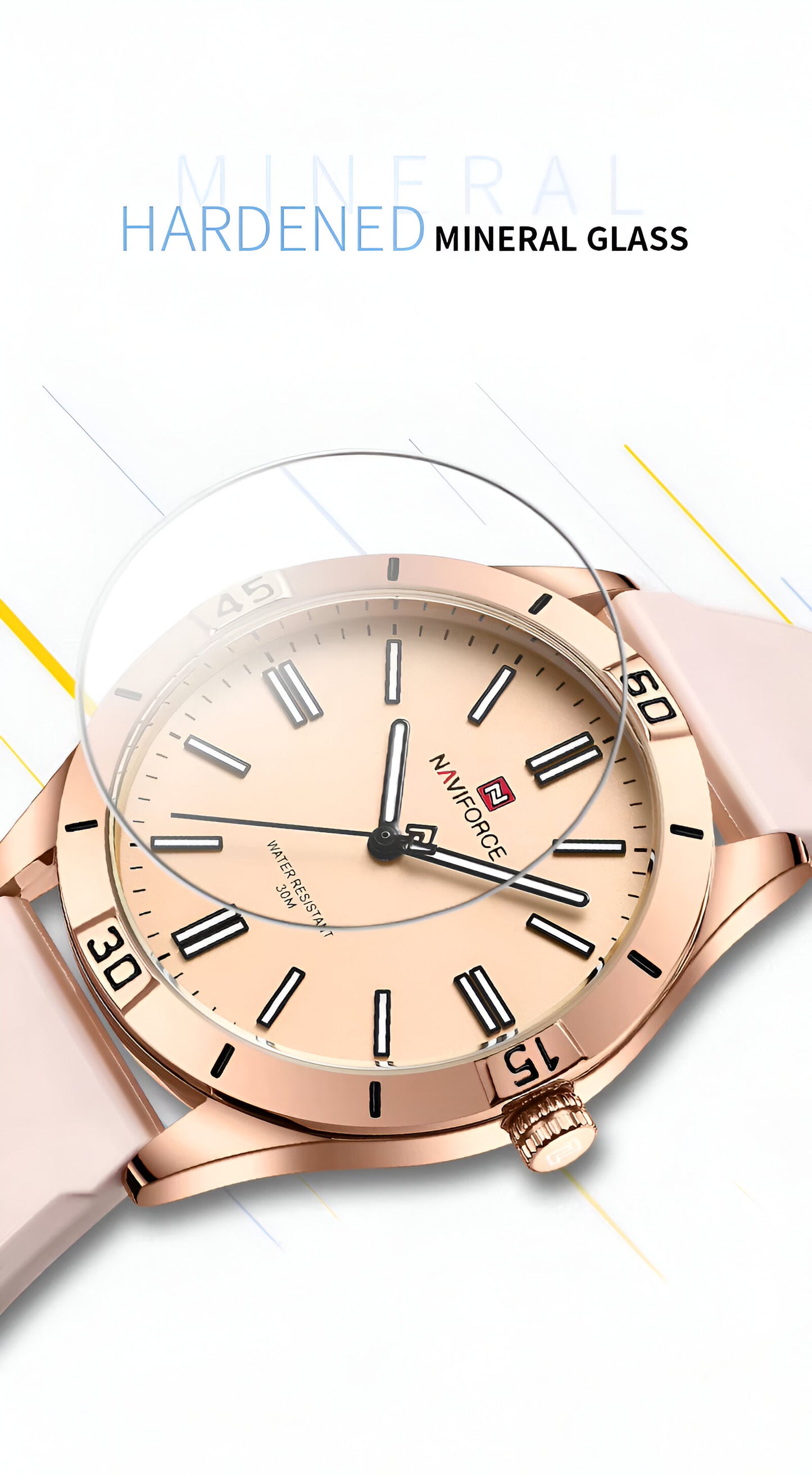 Reloj Naviforce Sport Nf5041 Mujer Goma