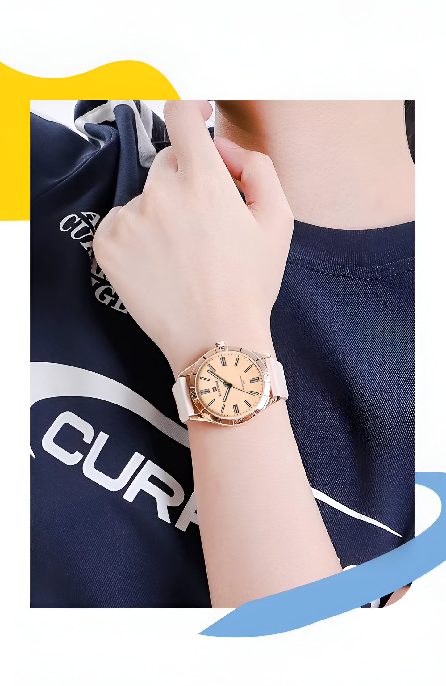 Reloj Naviforce Sport Nf5041 Mujer Goma