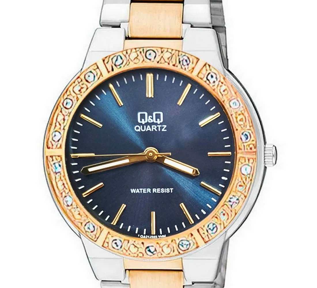 Reloj Q&q Qyq Acero Inoxidable Dama Mura